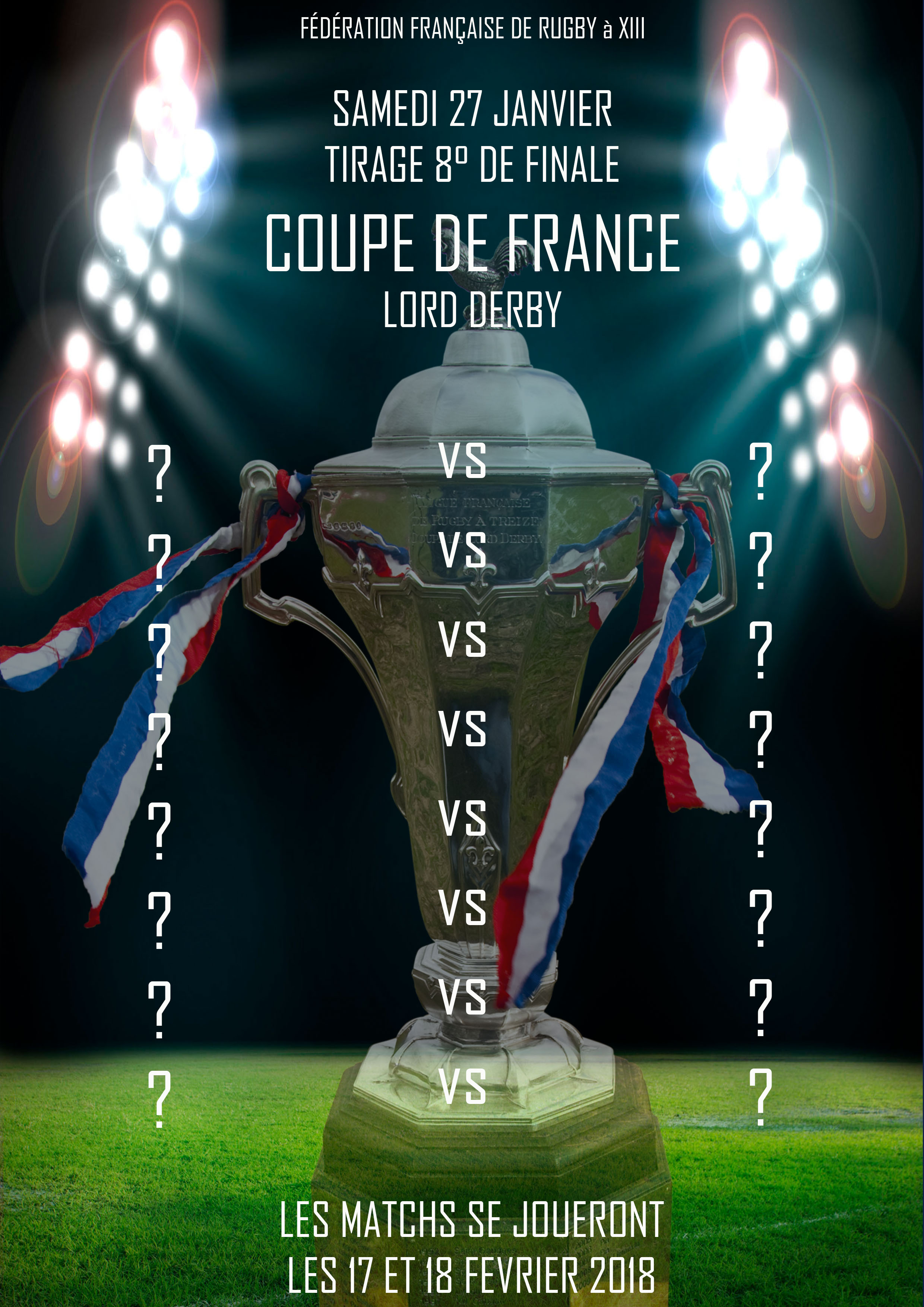 Tirages au sort 8ème de Finale de Coupe de France (Lord ...