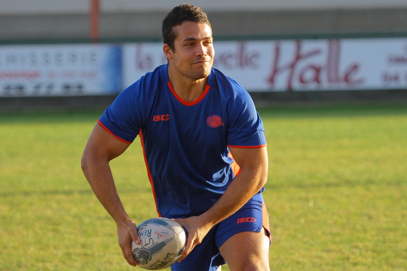 Maillot De Rugby Vintage MJC XIII Carcassonne - Force XV - Taille XL - Porté N°10