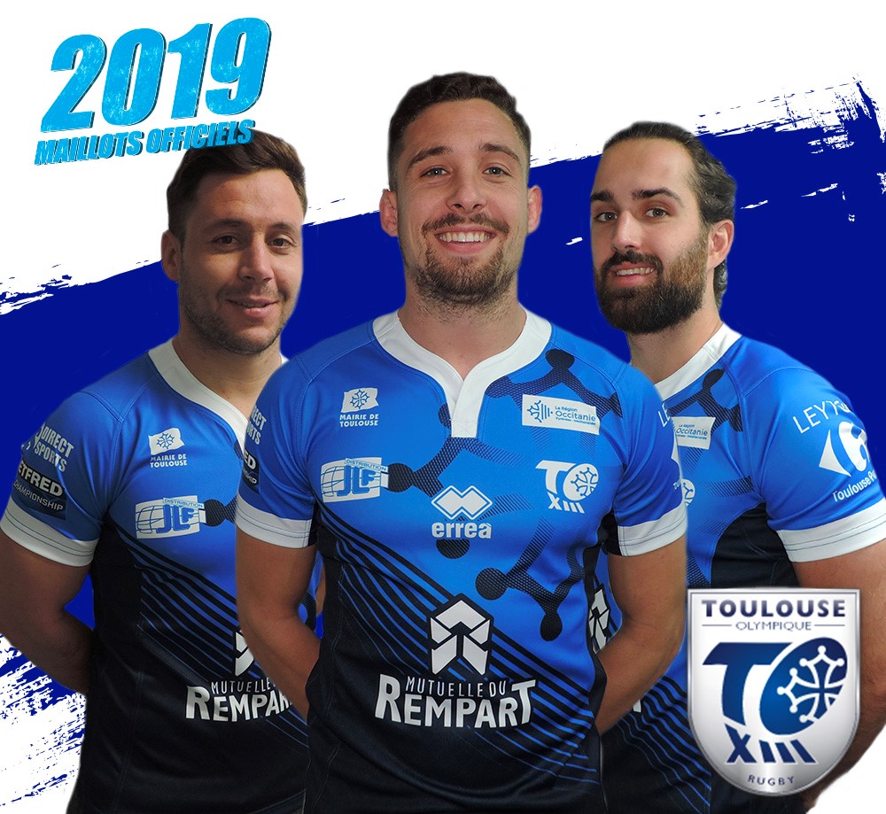 Porte-clés Personnalisable Maillot De Rugby – Modèle Toulouse 2023-2024, Avec Nom Et Numéro