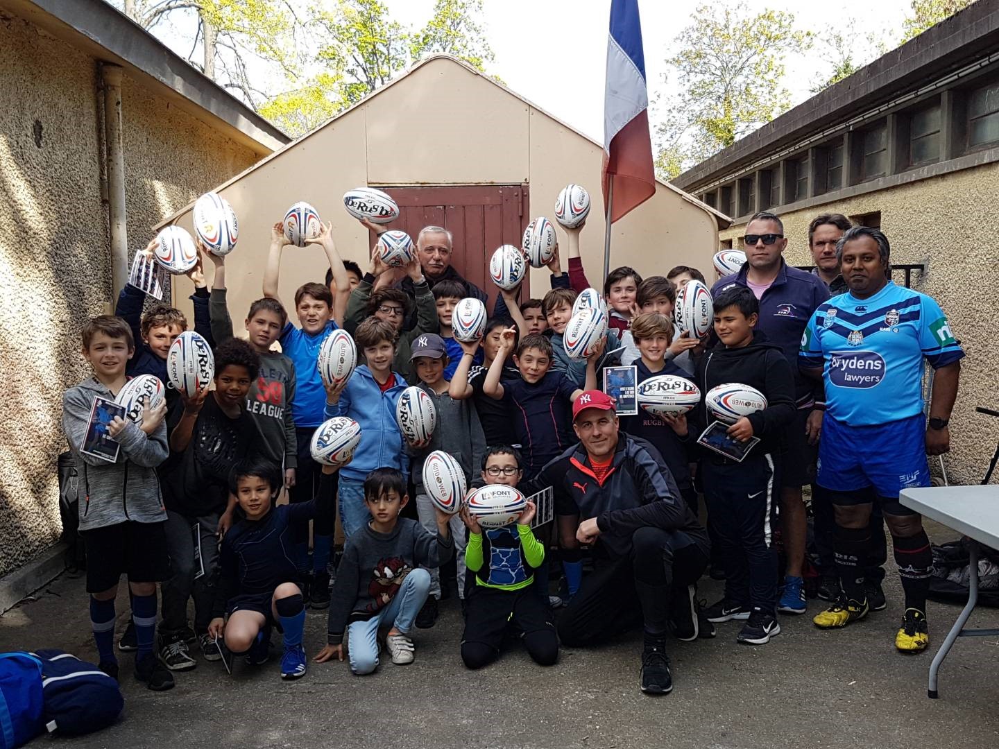 Un "Ballon pour Tous" à la CIPALE ! Fédération Française de Rugby à XIII
