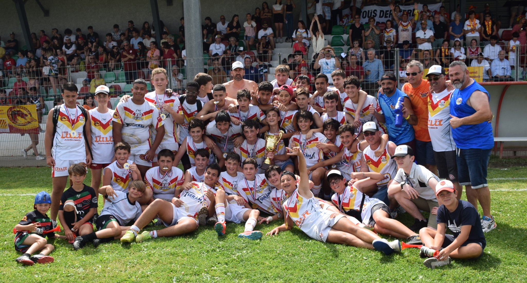 CATALANS Rugby à XIII - Perpignan - blason CATALANS Rugby à XIII - Perpignan - blason