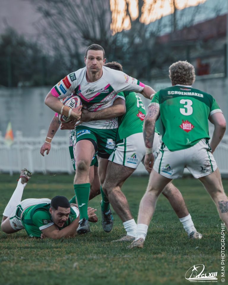Maillot Rugby à XIII FCL Lezignan-Corbières - #7 - Taille L - Homme - Vert