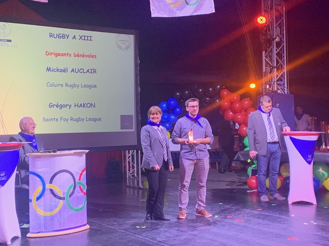 Le rugby à XIII mis à l'honneur lors de la soirée des Lauriers du CDOS Rhône Métropole de Lyon