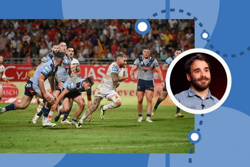Short rugby à XIII équipe de FRANCE FFR XIII blanc Erreà L