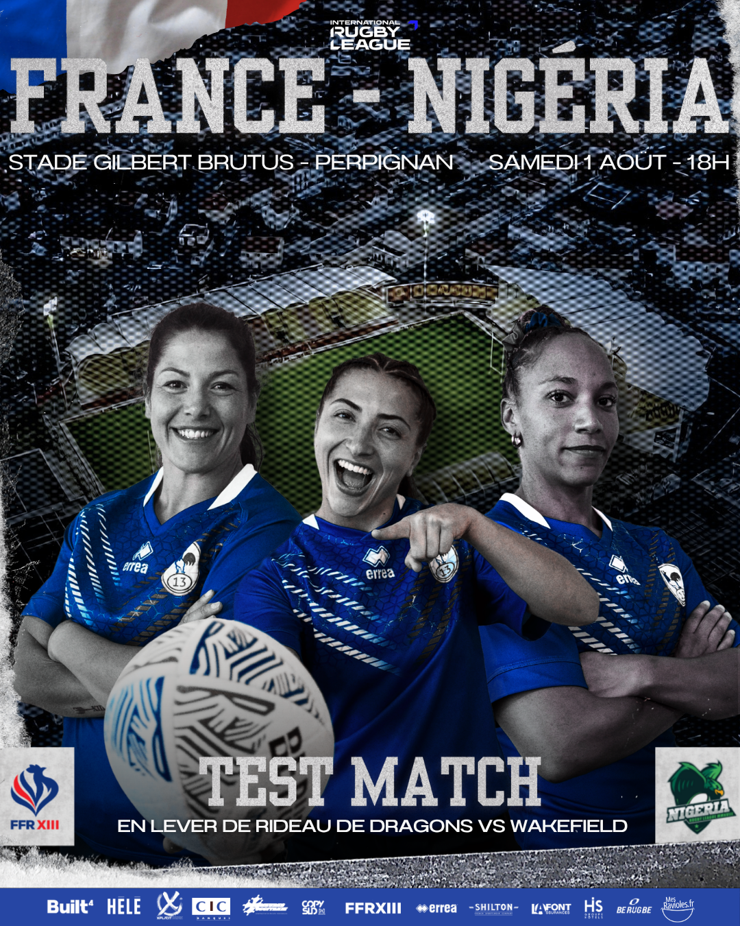 FRANCE – NIGÉRIA, deuxième test match pour nos Bleues.