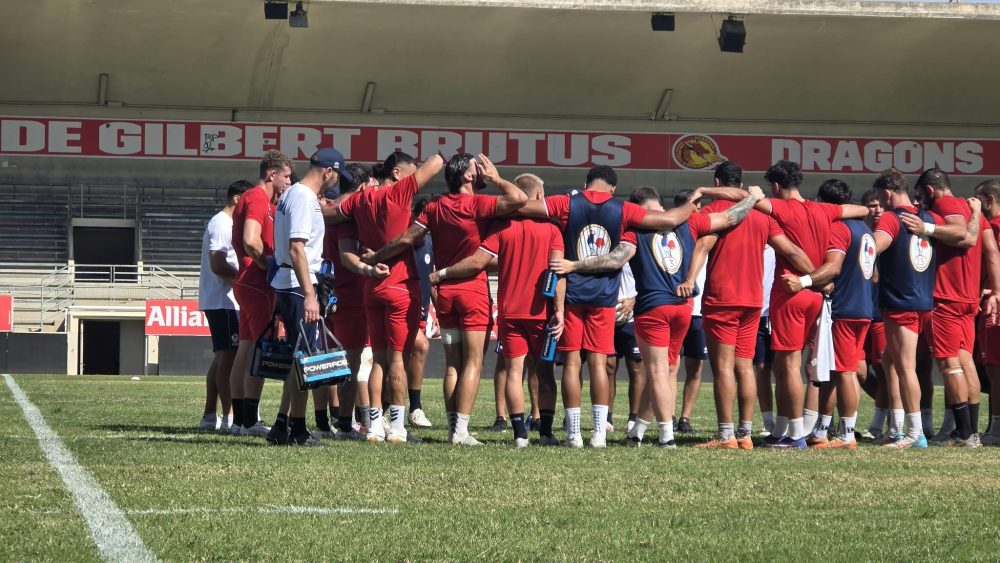 Le XIII de France A en stage au cœur des installations des Dragons Catalans
